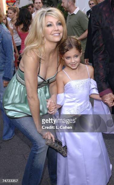 Heather Locklear and daughter Ava Elizabeth at the Universal Studios Cinema in Universal City, California