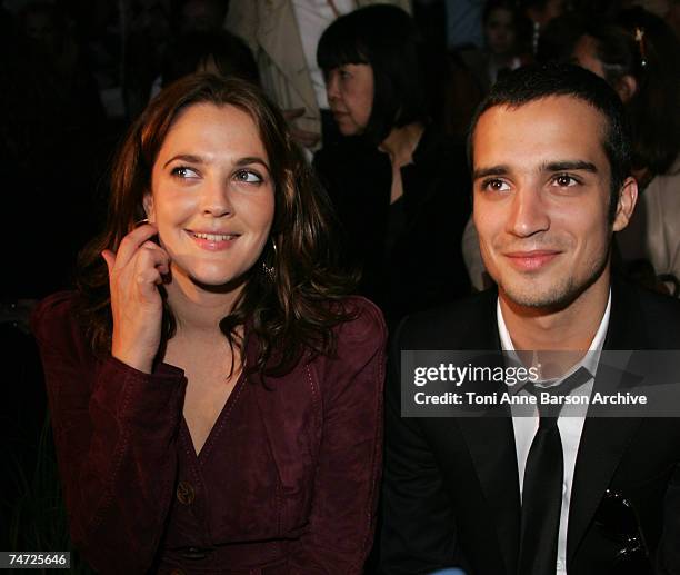 Drew Barrymore and Fabrizio Moretti at the Polo de Paris in Paris, France.