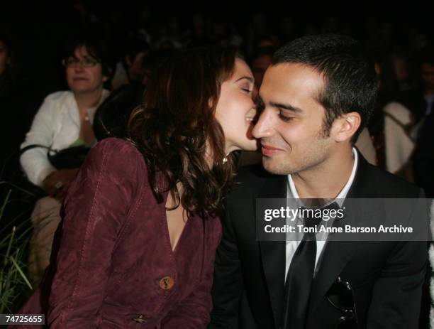 Drew Barrymore and Fabrizio Moretti at the Polo de Paris in Paris, France.