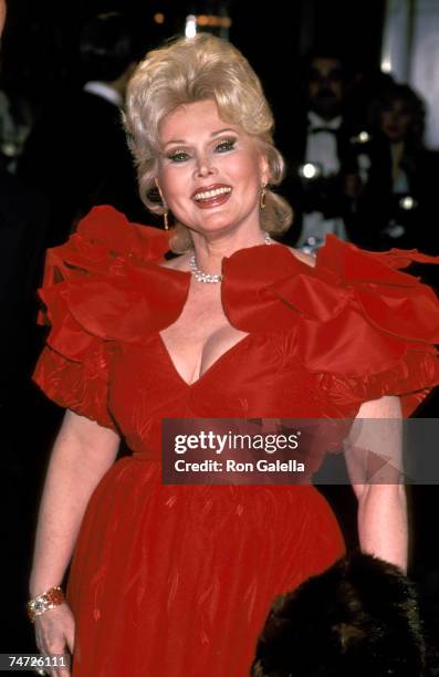 Zsa Zsa Gabor at the Beverly Hilton Hotel in Beverly Hills, California