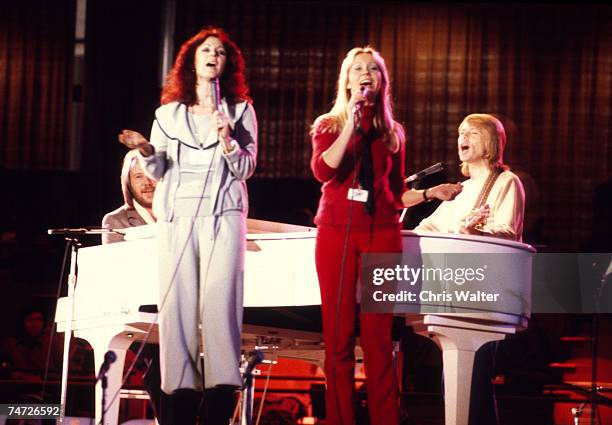 At UNICEF concert at the UN at the Music File Photos 1970's in United Nations, New York,