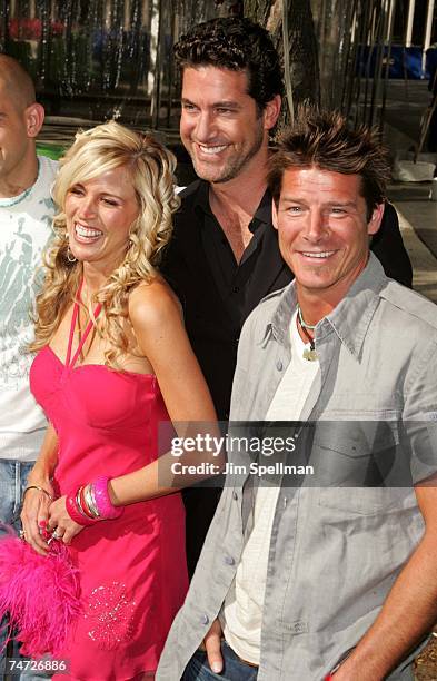 Paige Hemmis, Eduardo Xol and Ty Pennington from "Extreme Makeover:Home Edition" at the Lincoln Center in New York City, New York