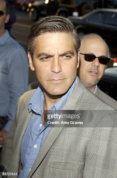 George Clooney at the Landmark Cecchi Gori Fine Arts Theatre in Beverly Hills, California