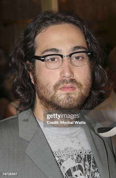 Sean Lennon at the Broadhurst Theater in New York City, New York