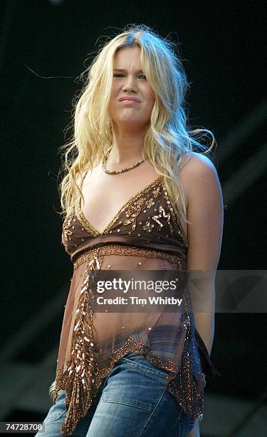 Joss Stone at the Hylands Park in Chelmsford, United Kingdom.