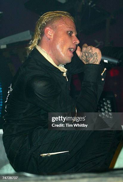 Keith Flint of The Prodigy at the Hylands Park in Chelmsford, United Kingdom.