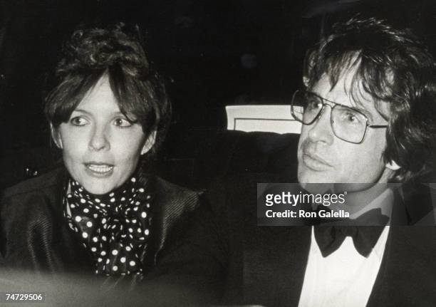 Diane Keaton and Warren Beatty at the Dorothy Chandler Pavilion at the L.A. Music Center in Beverly Hills, California