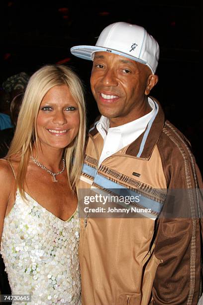 Lizzie Grubman and Russell Simmons at the Radio City Music Hall in New York City, New York