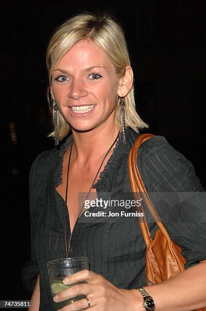Zoe Ball at the Marquee in London, United Kingdom.
