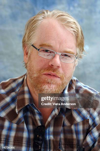 Philip Seymour Hoffman during "Capote" Press Conference with Philip Seymour Hoffman at the Sutton Place Hotel in Toronto, Canada.