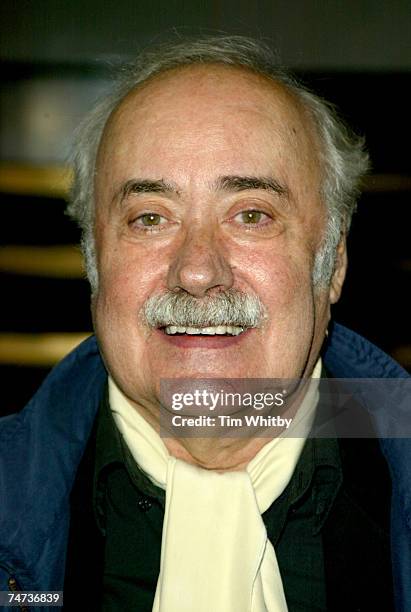 Victor Spinetti at the BAFTA in London, United Kingdom.