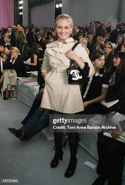 Diane Kruger at the Grand Palais in Paris, France.