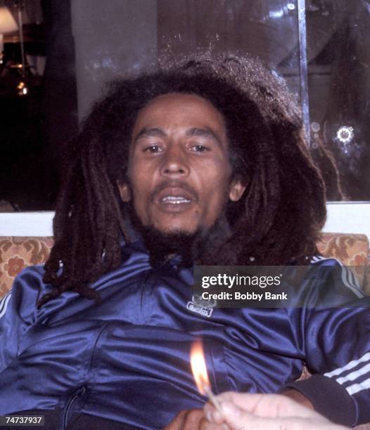 Bob Marley at the Plaza Hotel in New York City, New York