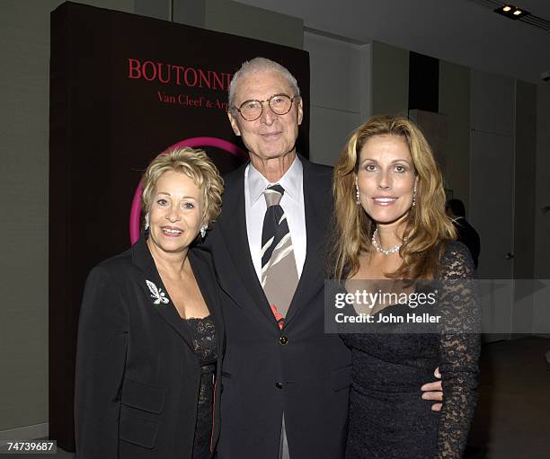 Joyce Brandman, Saul Brandman and Barbara Drake, Store Manager Van Cleef & Arpels at the preview of Van Cleef & Arpels new jewelry collection...