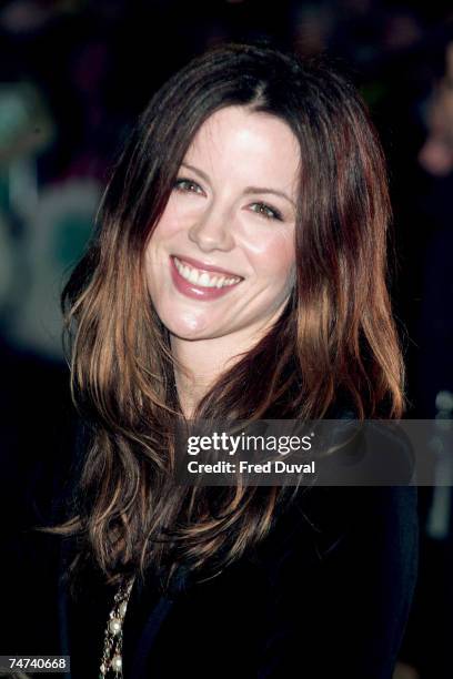 Kate Beckinsale at the "Harry Potter and the Goblet of Fire" World Premiere - Arrivals at Odeon Leicester Square in London.