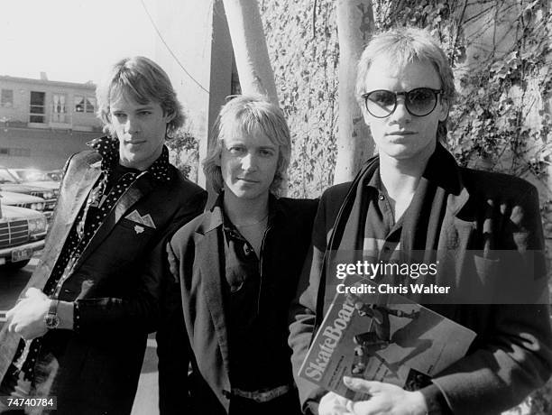 The Police 1979 during Music File Photos - The 1970s - by Chris Walter at the Music File Photos 1970's in los angeles, CA.