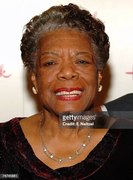 Dr. Maya Angelou in Hollywood, California