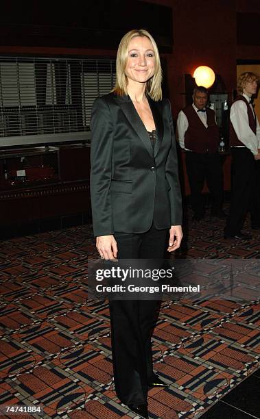 Belinda Stronach at the Toronto Centre for the Performing Arts in Toronto, Canada.