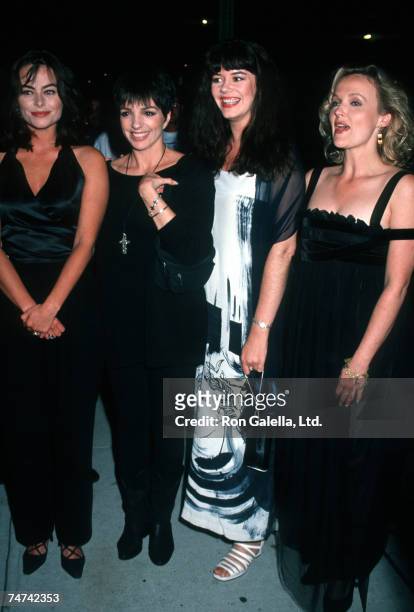 Polly Walker, Liza Minnelli, Josie Lawrence, and Miranda Richardson at the Murray Hill Theater in New York City, New York