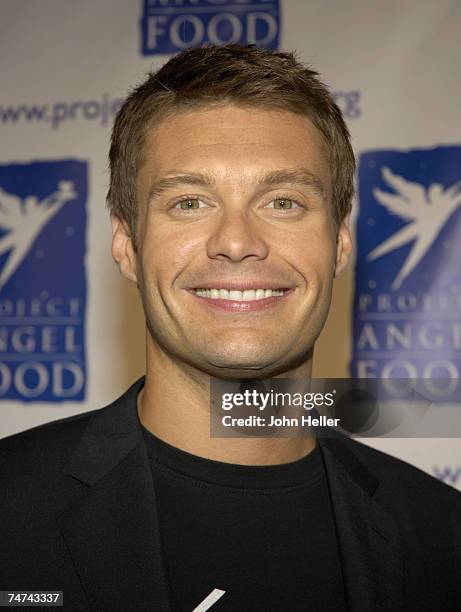 Ryan Seacrest at the Barker Hanger, Santa Monica Air Center in Santa Monica, California