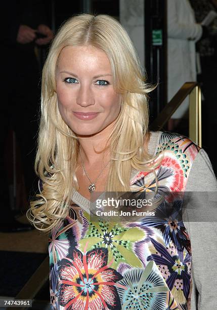 Denise Van Outen at the Curzon Mayfair in London, United Kingdom.