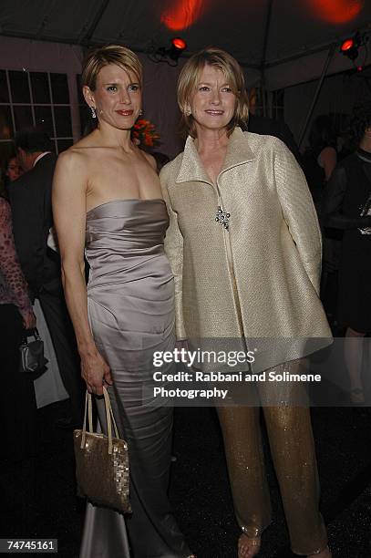 Alexis Stewart and Martha Stewart at the Cooper Hewitt Museum in New York City, New York