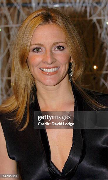 Gabby Logan at the 2005 SPARKS Charity Winter Ball - Arrivals at Park Lane Hilton in London.