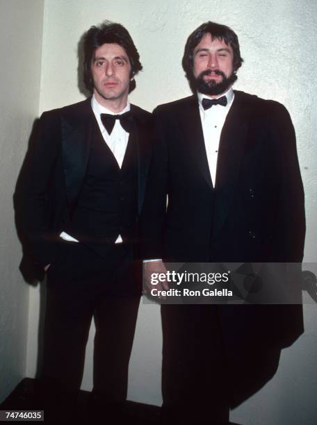 Al Pacino and Robert De Niro at the Radio City Music Hall in New York City, New York