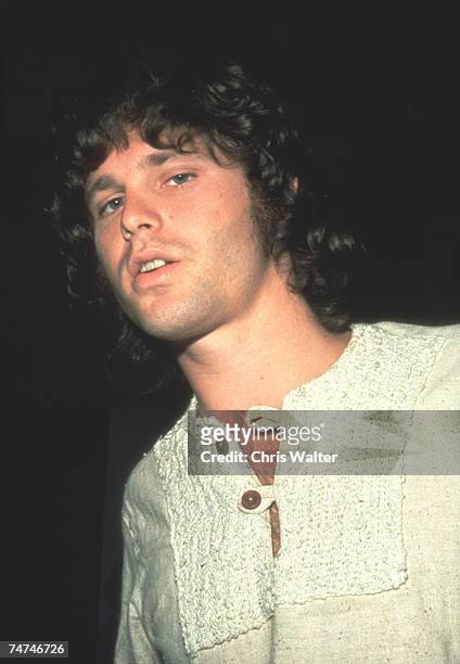 The Doors 1968 Jim Morrison in London, United Kingdom.