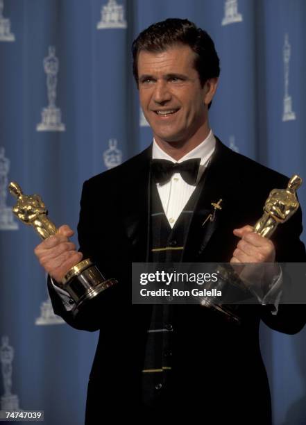 Mel Gibson at the Dorothy Chandler Pavilion in Los Angeles, California