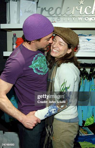 Robert Downey Jr. And Susan Downey at Village at the Lift at the Village at the Lift in Park City, Utah