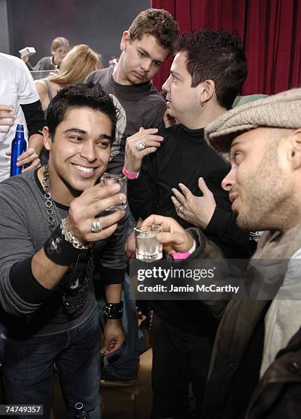 Wilmer Valderrama, Jack Osbourne, Tommy Lipnick and Rich Akiva at the Harry O's in Park City, Utah