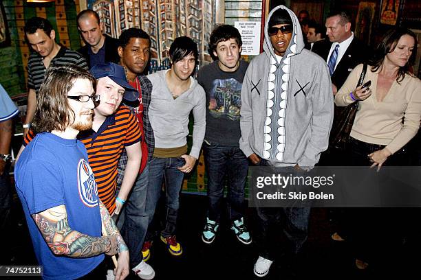 Backstage with Fall Out Boy, Babyface and Jay-Z at the House of Blues in Los Angeles, California