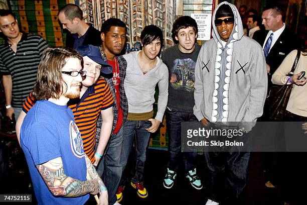 Backstage with Fall Out Boy, Babyface and Jay-Z at the House of Blues in Los Angeles, California