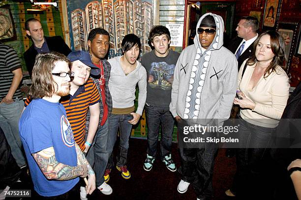 Backstage with Fall Out Boy, Babyface and Jay-Z at the House of Blues in Los Angeles, California