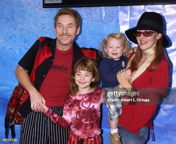 Danny Bonaduce with wife Gretchen, son Dante and daughter Isabella at the The Cinerama Dome in Hollywood, California