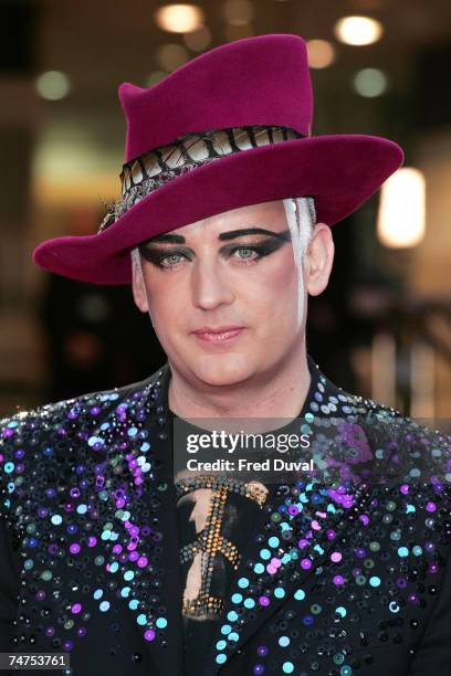 Boy George at the The Brit Awards 2006 with Mastercard - Arrivals at Earls Court in London.