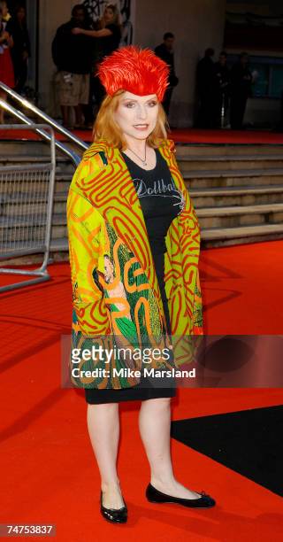 Deborah Harry during The Brit Awards 2006 with MasterCard - Outside Arrivals at the Earls Court in London, United Kingdom.