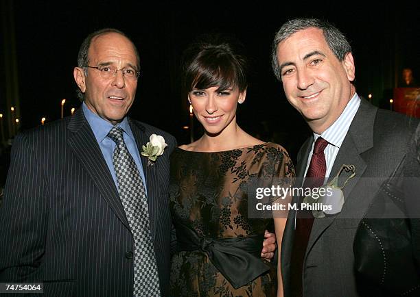 Jeffrey Kramer, Jennifer Love Hewitt and Kenneth D. Moelis, Second Vice Chair of the National Board of Directors of the Tourette Syndrome Association...