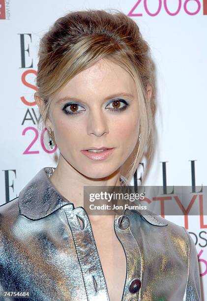 Emilia Fox at the Old Truman Brewery in London, United Kingdom.