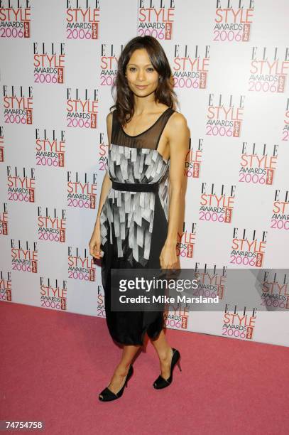 Thandie Newton during Elle Style Awards 2006 - Inside Arrivals at the Old Truman Brewery in London, United Kingdom.