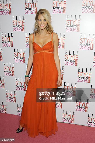 Donna Air during Elle Style Awards 2006 - Inside Arrivals at the Old Truman Brewery in London, United Kingdom.