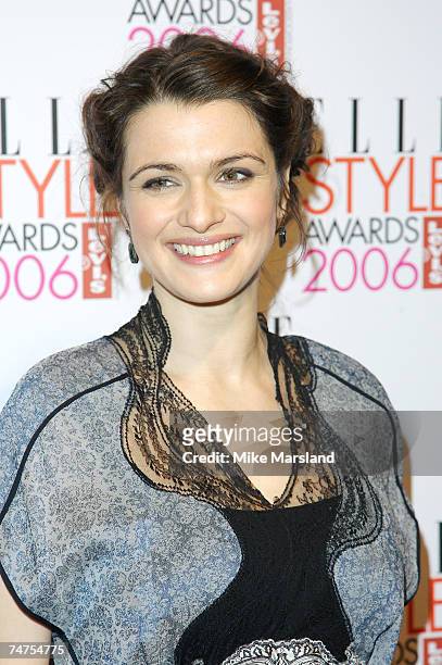 Rachel Weisz during Elle Style Awards 2006 - Inside Arrivals at the Old Truman Brewery in London, United Kingdom.