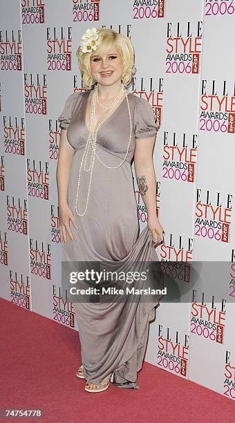 Kelly Osbourne during Elle Style Awards 2006 - Inside Arrivals at the Old Truman Brewery in London, United Kingdom.