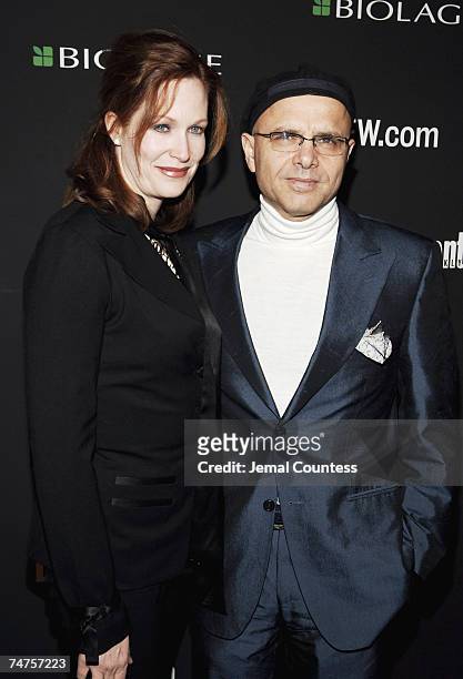 Joe Pantoliano and Nancy Sheppard at the Elaine's in New York City, New York