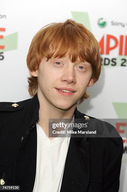 Rupert Grint during Sony Ericsson Empire Film Awards 2006 - Inside Arrivals at the Hilton London Metropole in London, United Kingdom.
