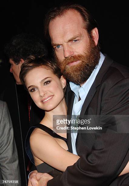 Natalie Portman and Hugo Weaving at the The Rose Theatre - Frederick P. Rose Hall in New York City, NY