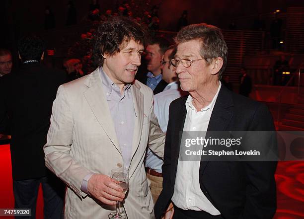 Stephen Rea and John Hurt at the The Rose Theatre - Frederick P. Rose Hall in New York City, NY