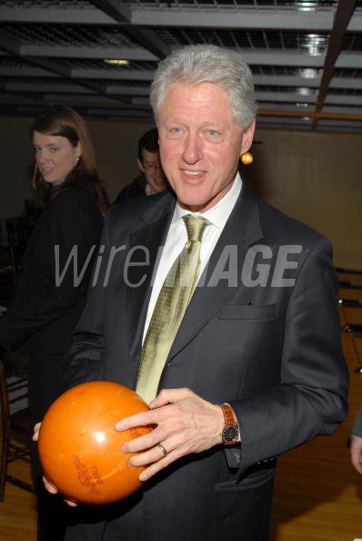 Former President Bill Clinton at...