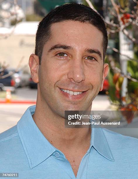 David Schwimmer at the John Varvatos Boutique in West Hollywood, California